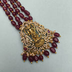 Parrot Motif Vishnu–Lakshmi Temple Mala